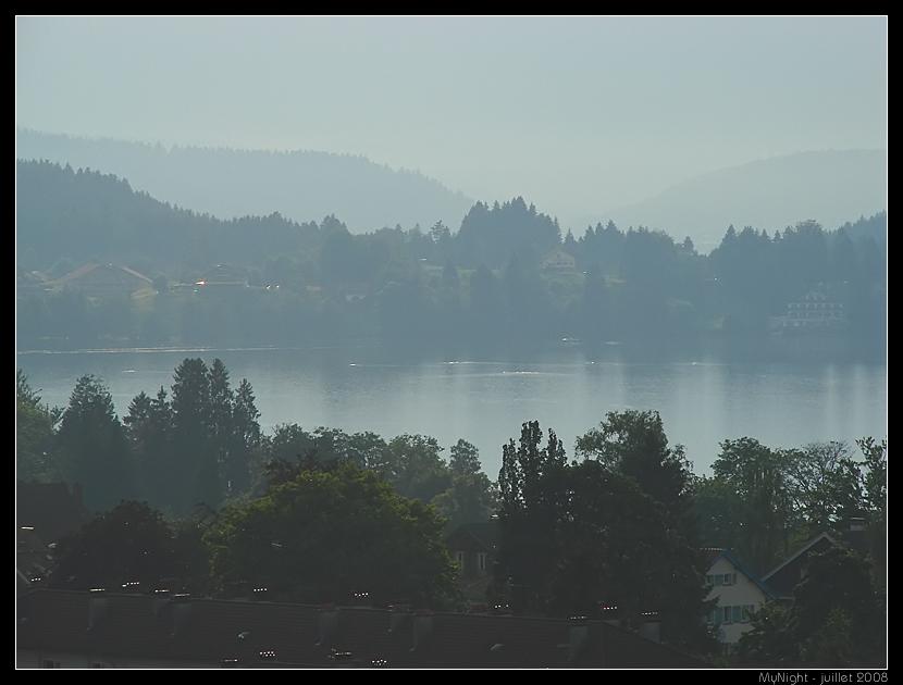 Le lac de Gérardmer (Vosges)