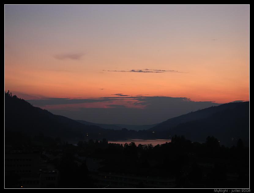 Le lac de Gérardmer (Vosges)