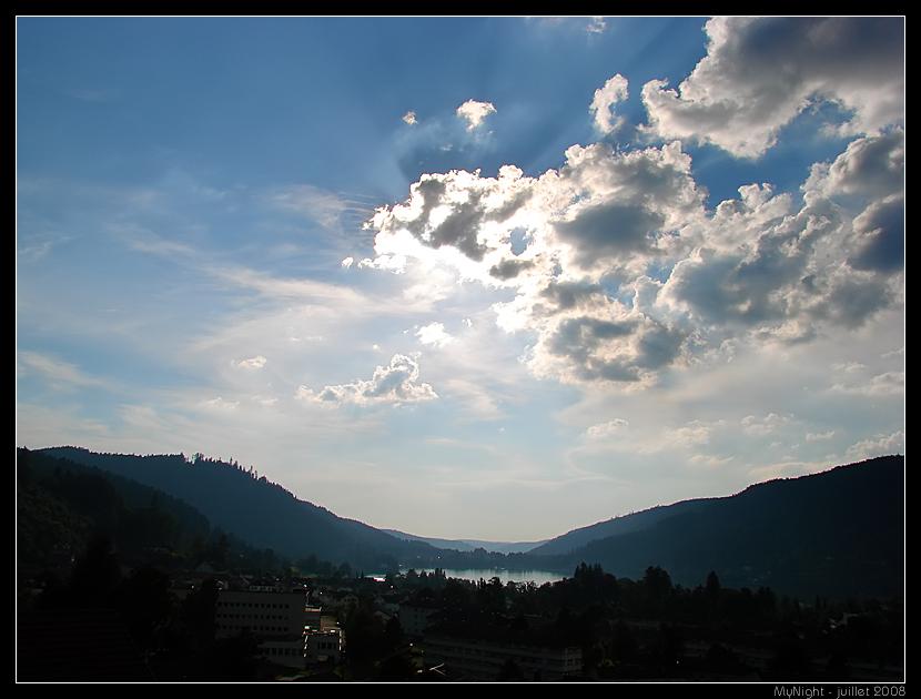 Le lac de Gérardmer (Vosges)