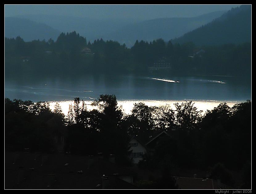 Le lac de Gérardmer (Vosges)