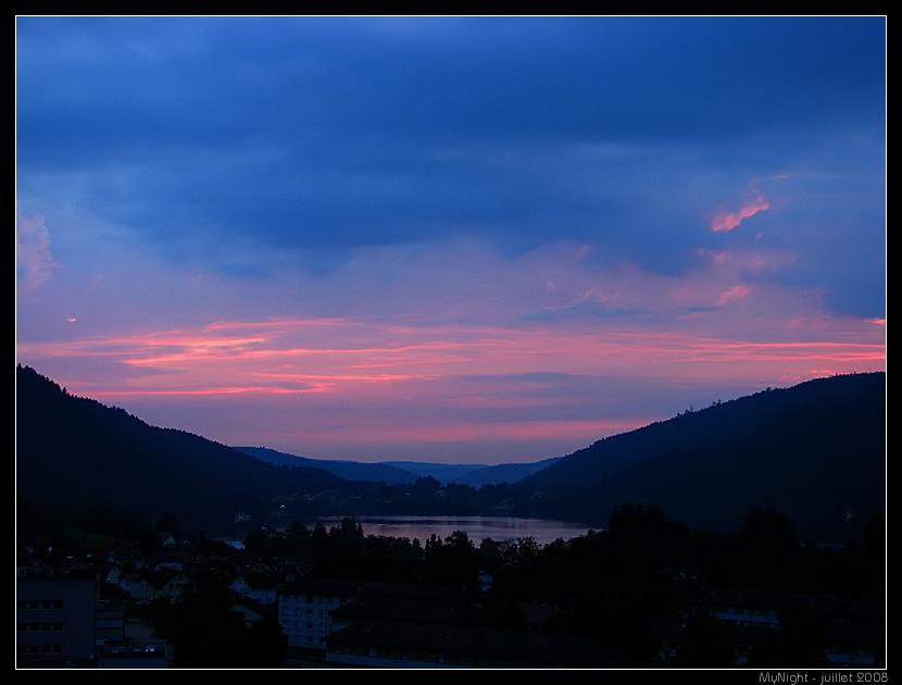 Le lac de Gérardmer (Vosges)