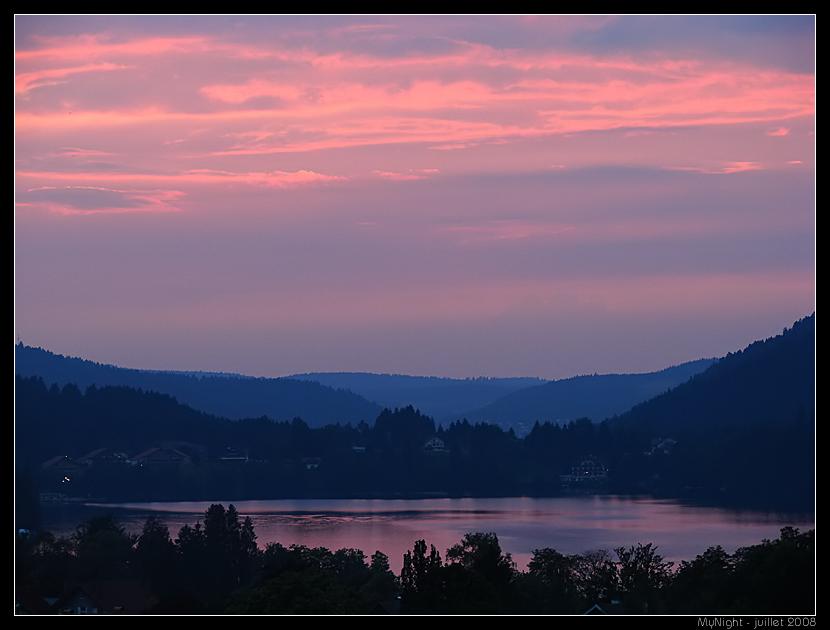 Le lac de Gérardmer (Vosges)