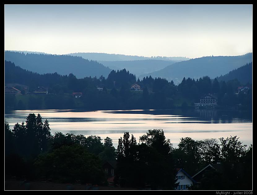 Le lac de Gérardmer (Vosges)