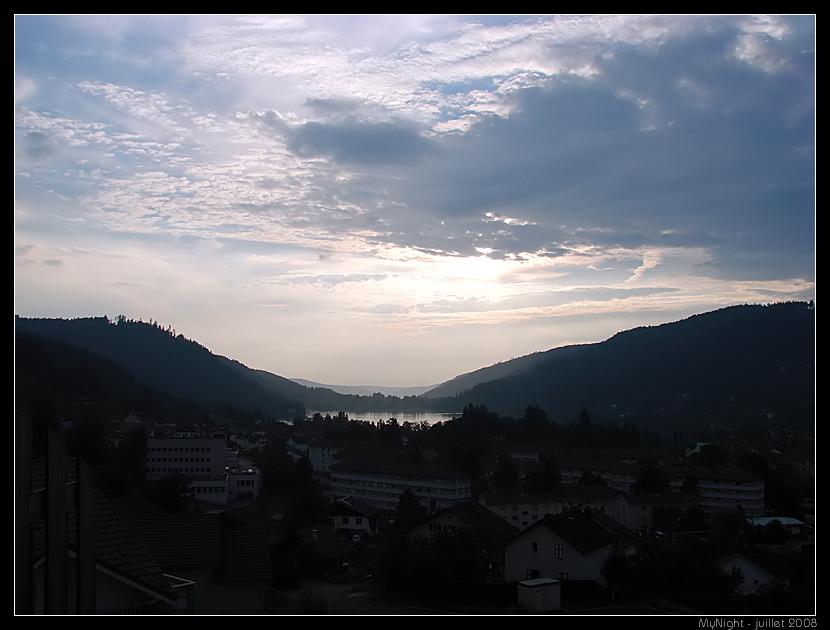 Le lac de Gérardmer (Vosges)