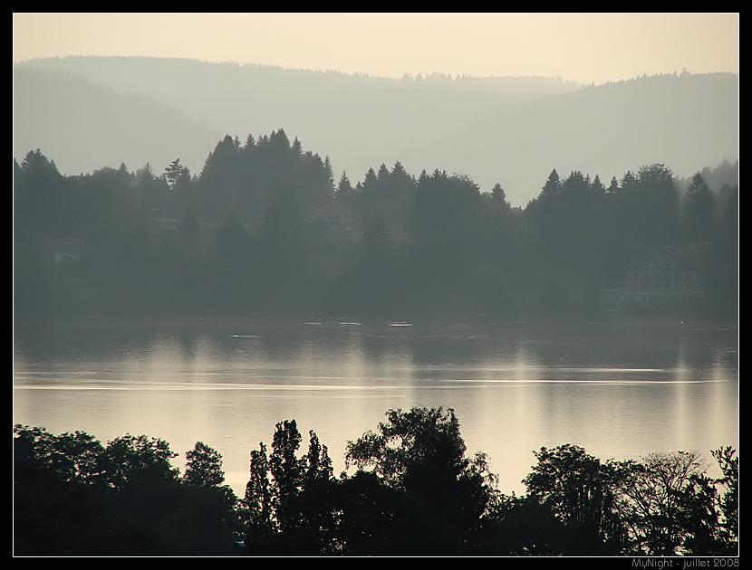 Le lac de Gérardmer (Vosges)