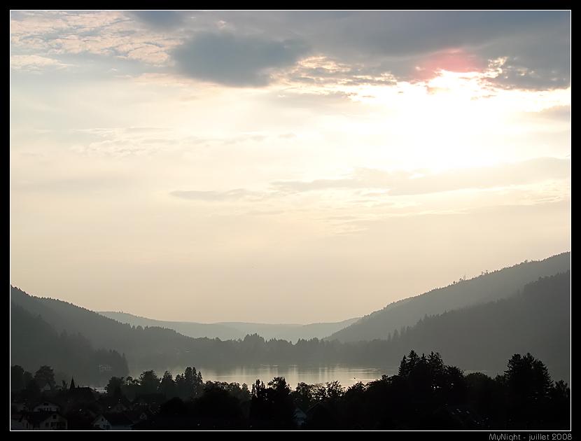 Le lac de Gérardmer (Vosges)