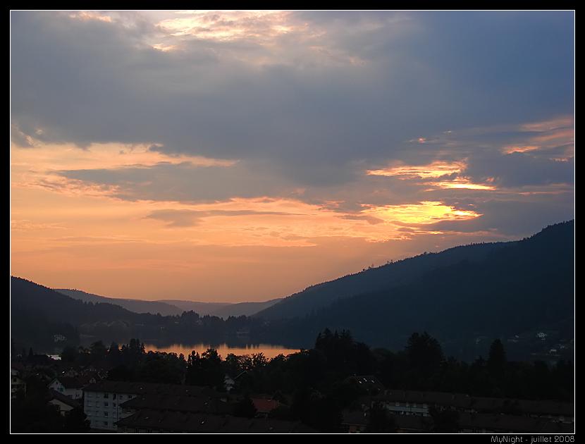 Le lac de Gérardmer (Vosges)