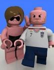 David et Victoria Beckham version Lego