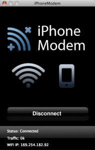 iPhoneModem : connexion internet 3G+ sur iPhone