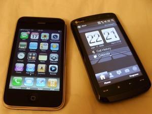HTC Touch HD et iPhone