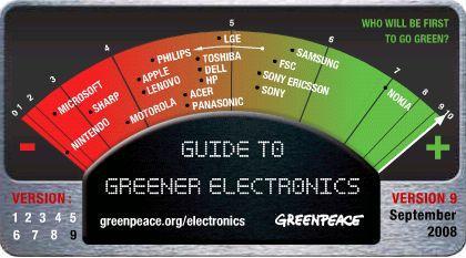 Greenpeace - Guide pour une high-tech responsable - 9ème édition - septembre 2008