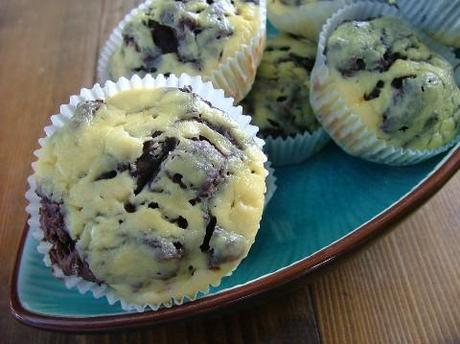Muffins bicolore au chocolat noir & crème de ricotta