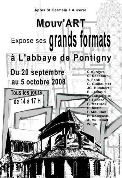 Mouv'art affiche Pontigny