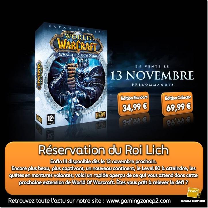 Affiche pour 30x30 Tryptique Roi Lich Pré-Co