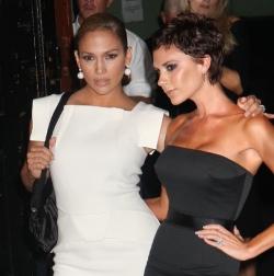 Jennifer Lopez et Victoria Beckham