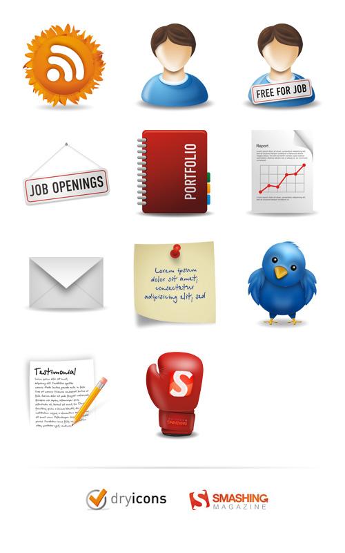 Practika un joli set d icones