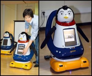 Le robot-pingouin : pas de pied mais quatre sens