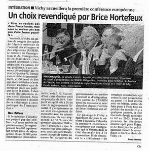 Vichy: Brice Hortefeux enfonce le clou..