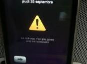 L’iPhone boude recharge avec certains accessoires