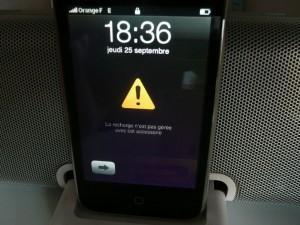 iPhone 3G - recharge non gérée