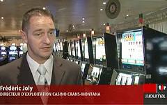 Joly Casino Crans-Montana interview TSR