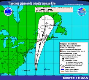 [Etats-Unis] Alerte cyclone (nord-est) : la tempête Kyle approche