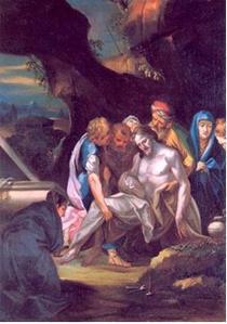 Les 7 Douleurs de Marie : la sépulture de Jésus