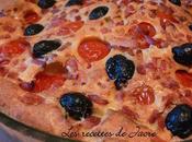clafoutis tomates cerises lardons olives noirs