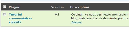 Ecrire plugin pour WordPress