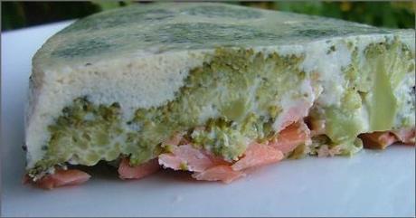 Flan de brocoli & saumon fumé Flan de brocoli & saumon fumé