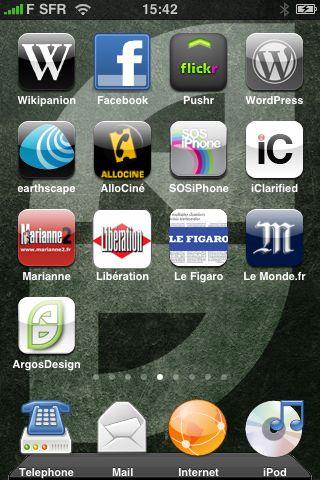  ArgosDesign sur iPhone