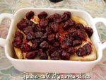 Gratin de brioche perdue aux griottes