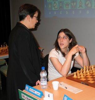 Silvia Collas et Laurie Delorme au championnat de France d'échecs © Chess & Strategy 
