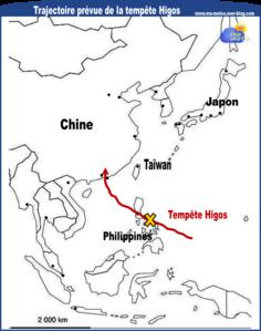 La tempête Higos touche les Philippines et menace Hong Kong (Chine)