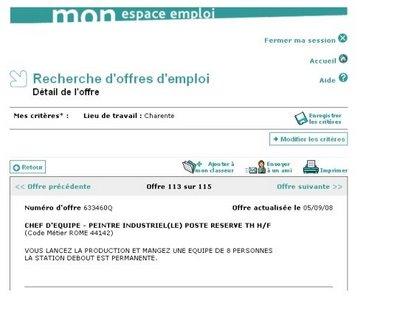 Un nouveau métier voit le jour : lire l'annonce ci-dessous