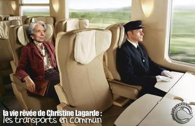 Christine Lagarde se serre la ceinture !