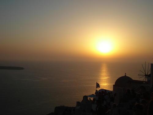 Couchers de soleil sur la mer Egée
