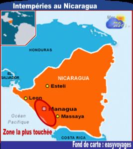 [Nicaragua] Pluies diluviennes et vent fort dans la région de Managua
