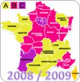 Calendrier des vacances scolaires 2008-2009 en Lorraine et autres zones