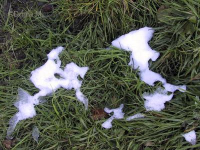 Neige d'octobre à La Chaux-de-Fonds