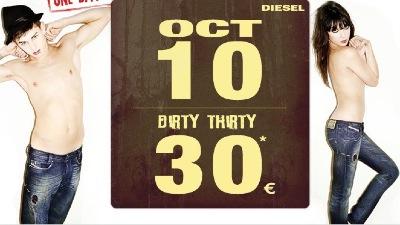 Diesel Dirty Thirty : Jean Diesel à 30€ ce Vendredi