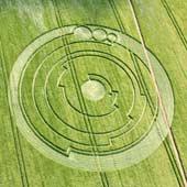Apparition d'un crop-circle très... mathématique