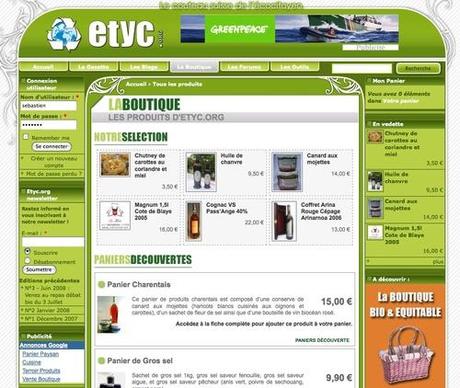 Etyc.org ouvre sa boutique de produits bio et équitables.