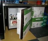 réfrigérateur à bière pour bureau ouvert