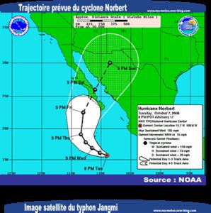 [Mexique] Le cyclone Norbert menace la Basse-Caroline du Sud (La Paz)