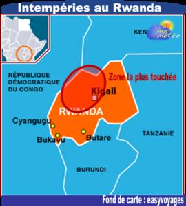 [Rwanda] Pluies diluviennes et dégâts dans l'ouest et le nord