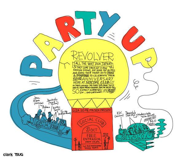 09.10 : Party UP feat. Revolver @ Paris Social Club