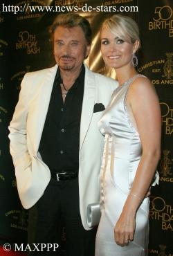 Johnny Hallyday et Laetitia