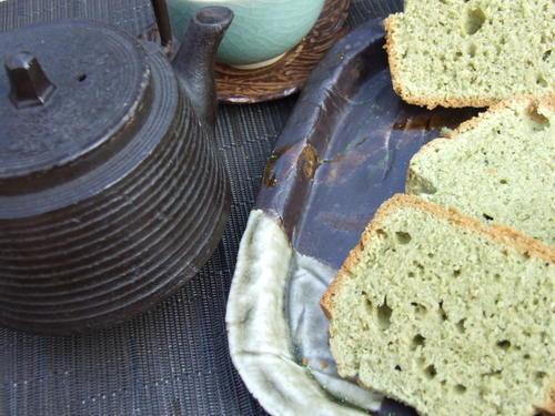 Cake au thÉ vert matcha.