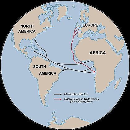 slave  & trade routes
